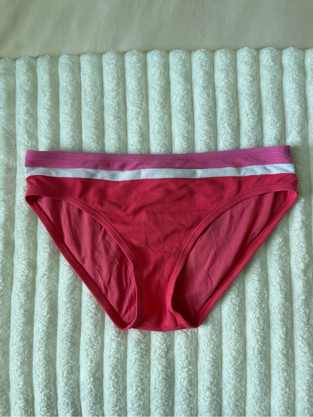 Tommy Bahama Hot Pink Bikini Bottom with Contrast Waistband